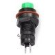 Chave Push Button DS-211 Com Trava Verde