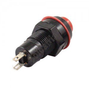 Chave Push Button DS-211 Com Trava Vermelha