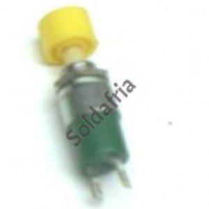 Chave Push Button DS-323 Amarela