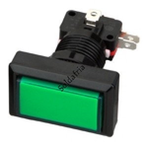 Chave PBS-34 Verde (Tipo Push Button)