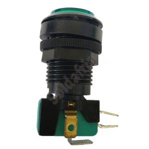Chave Push Button PBS-30 Sem Trava Verde Chave Push Button PBS-30 Sem Trava Verde
