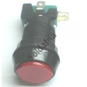 Chave Push Button PBS-30 Sem Trava Vermelha Chave Push Button PBS-30 Sem Trava Vermelha