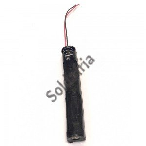 Suporte 2 Pilhas Pequenas AA Canoa Preto - SP2018 Suporte 2 Pilhas Pequenas AA Canoa Preto - SP2018