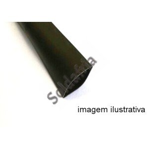 Espaguete Termoretrátil Diâmetro 1mm Preto (Metro)