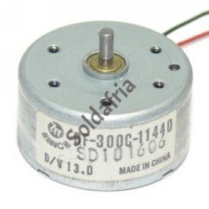 Motor RF-300C 5,9V Para PS2 E DVD Eixo 8mm