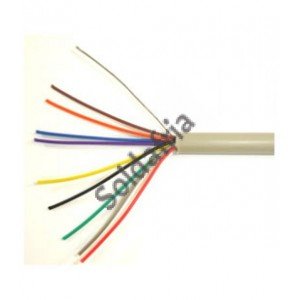 Cabo Manga 10 Vias 26AWG Sem Blindagem (metro) Cabo Manga 10 Vias 26AWG Sem Blindagem (metro)