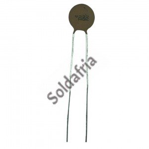 Capacitor Disco Cerâmico 2,2nF X 500V (222/2K2/2,2KpF) Capacitor Disco Cerâmico 2,2nF X 500V (222/2K2/2,2KpF)