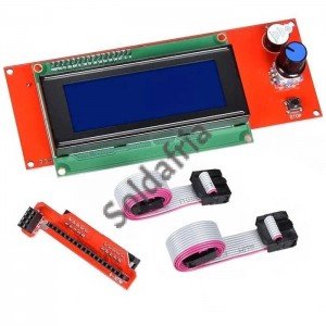 Placa Controladora Ramps 1.4 Display LCD 20x4 Leitor de Cartão SD Impressora 3D