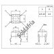 Chave Tactil 4,5x4,5x3,8mm 4 Terminais