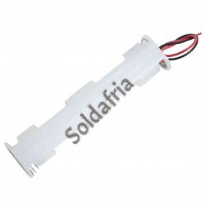 Suporte 4 Pilhas Pequenas AA Dois Lados Branco - SP4013