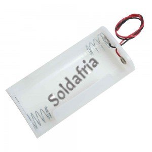 Suporte 4 Pilhas Médias C Canoa Branco - SP4009 Suporte 4 Pilhas Médias C Canoa Branco - SP4009