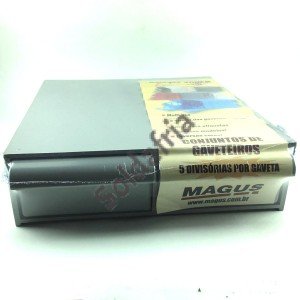 Gaveteiro CG102/5 Ecológico 2 Gavetas 10 Divisórias Cinza Gaveteiro CG102/5 Ecológico 2 Gavetas 10 Divisórias Cinza