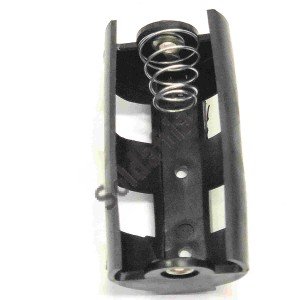 Suporte 1 Pilha Grande D Canoa Preto - SP1014 Suporte 1 Pilha Grande D Canoa Preto - SP1014
