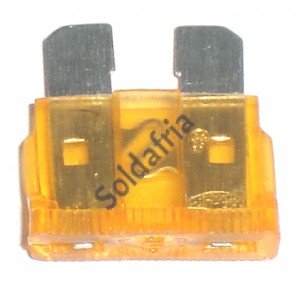 Fusivel Lamina Medio Laranja 5A Fusivel Lamina Medio Laranja 5A