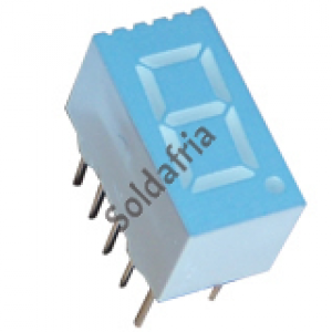 Display de LED Vermelho 7 Segmentos Anodo 0,36 D468A