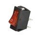 Chave Gangorra Kcd3-101 Vermelha com Marcação Chave Gangorra Kcd3-101 Vermelha com Marcação