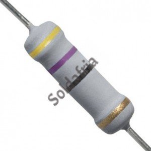 Resistor De 82R 5W (CZ,VM,PT,DR) Resistor De 82R 5W (CZ,VM,PT,DR)