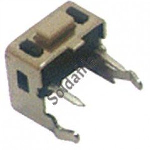 Chave Tactil 3x6x4,3mm 4 Terminais 90 Graus Chave Tactil 3x6x4,3mm 4 Terminais 90 Graus