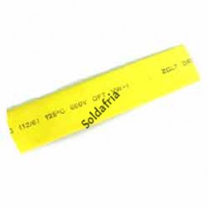 Espaguete Termo-Retratil Diametro 10mm Amarelo (Metro)