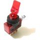 Chave Alavanca ASW-14D Vermelha 3T 12V Com Lâmpada Chave Alavanca ASW-14D Vermelha 3T 12V Com Lâmpada