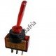 Chave Alavanca ASW-13D Vermelho 3T 12V Com Lâmpada Chave Alavanca ASW-13D Vermelho 3T 12V Com Lâmpada
