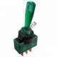 Chave Alavanca ASW-13D Verde 3T 12V Com Lâmpada Chave Alavanca ASW-13D Verde 3T 12V Com Lâmpada