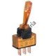 Chave Alavanca ASW-13D Amarela 3T 12V Com Lâmpada Chave Alavanca ASW-13D Amarela 3T 12V Com Lâmpada
