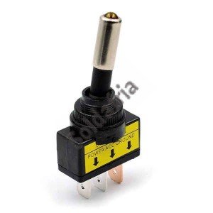 Chave Alavanca ASW-15D Amarela 3T Com Led Chave Alavanca ASW-15D Amarela 3T Com Led