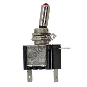 Chave Alavanca ASW-07D Vermelho 3T Com Led Chave Alavanca ASW-07D Vermelho 3T Com Led
