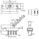 Chave HH SS-23L04 G5 8T 3P S/ Rosca C/ Alavanca 3A 250Vac Chave HH SS-23L04 G5 8T 3P S/ Rosca C/ Alavanca 3A 250Vac