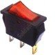 Chave Gangorra KCD3-102N Vermelha Com Neon Sem Marcação Chave Gangorra KCD3-102N Vermelha Com Neon Sem Marcação