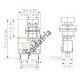 Chave Micro Switch KW11-3Z-1-105 Preto 3 Terminais Chave Micro Switch KW11-3Z-1-105 Preto 3 Terminais