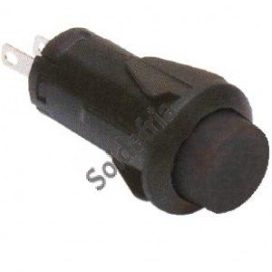 Chave PBS-27B Preta 2T Sem Trava (Tipo Push Button)