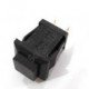 Chave Push Button DS-431 Preta 2T Sem Trava Chave Push Button DS-431 Preta 2T Sem Trava
