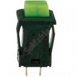 Chave Push Button DS-431 Verde 2T Sem Trava