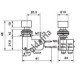 Chave Push Button DS-438 Sem Trava Preta Chave Push Button DS-438 Sem Trava Preta