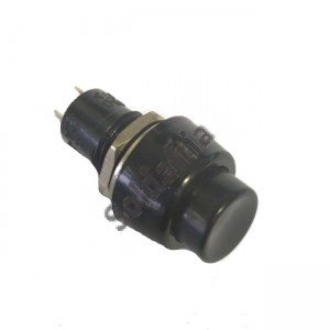 Chave Push Button DS-451 Sem Trava Preto 2T Chave Push Button DS-451 Sem Trava Preto 2T