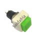 Chave Push Button DS-460 Com Trava Verde 2T Chave Push Button DS-460 Com Trava Verde 2T