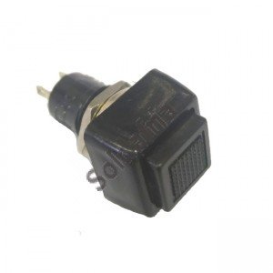Chave Push Button DS-460 Com Trava Preta 2T Chave Push Button DS-460 Com Trava Preta 2T
