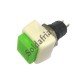 Chave Push Button DS-461 Sem Trava Verde 2T Chave Push Button DS-461 Sem Trava Verde 2T