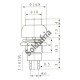 Chave Push Button DS-461 Sem Trava Verde 2T Chave Push Button DS-461 Sem Trava Verde 2T