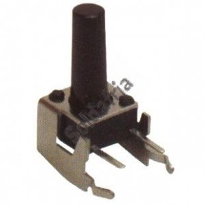 Chave Tactil KFC-A06-W1-12,5mm 4T 90 Graus Chave Tactil KFC-A06-W1-12,5mm 4T 90 Graus