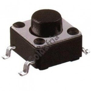 Chave Tactil 6x6x4,3mm 4 Terminais 180 Graus SMD Chave Tactil 6x6x4,3mm 4 Terminais 180 Graus SMD