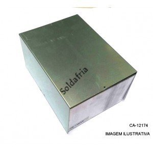 Caixa De Alumínio CA-121724  120X170X240mm