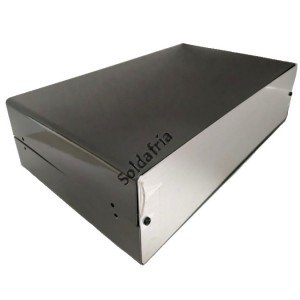 Caixa De Alumínio Chassi De Ferro CAP-83018  80X300X180mm