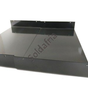 Caixa De Alumínio Chassi De Ferro CAP-83018 80X300X180mm Caixa De Alumínio Chassi De Ferro CAP-83018 80X300X180mm