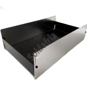 Caixa De Alumínio Chassi De Ferro CAP-83018 80X300X180mm Caixa De Alumínio Chassi De Ferro CAP-83018 80X300X180mm