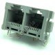Jack 6P2C Duplo Para Placa (YH52-51) Jack 6P2C Duplo Para Placa (YH52-51)