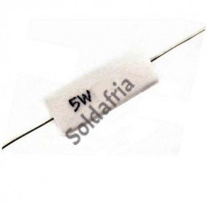 Resistor De 1K 5W 5% (MR,PT,VM,DR) Resistor De 1K 5W 5% (MR,PT,VM,DR)