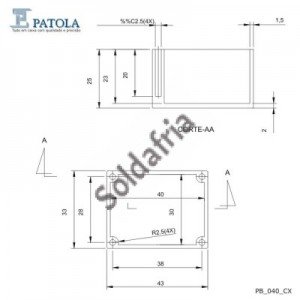 Caixa Patola PB-040 27x33x43